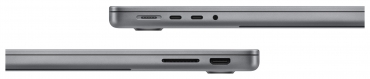 APPLE MacBook Pro 14" M3, 8C CPU, 10C GPU, 8GB, 512GB, 70W, space grau