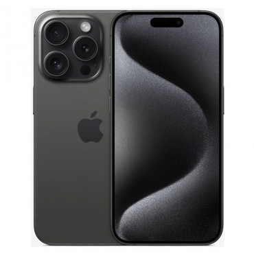 APPLE iPhone 15 Pro, 128GB, Titan schwarz