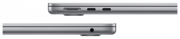 APPLE MacBook Air 13" M3, 8C CPU, 10C GPU, 512GB, 16GB, space grau