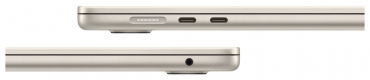 APPLE MacBook Air 15" M3, 8C CPU, 10C GPU, 512GB, 16GB, 35W Dual, polarstern