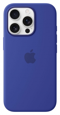 APPLE iPhone 16 Pro Silikon Case mit MagSafe, ultramarin