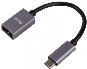 LMP USB-C zu USB A Adapter, 15cm, spacegrau