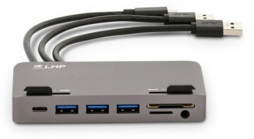 LMP USB-C Attach Dock Pro 4K 10-Port für iMac, space grau