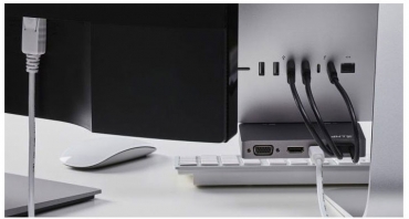 LMP USB-C Attach Dock Pro 4K 10-Port für iMac, silber