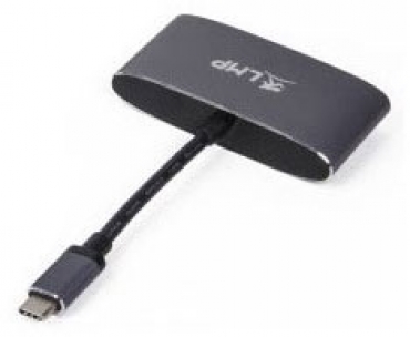 LMP USB-C HDMI & USB 3.0 Multiport Adapter, spacegrau