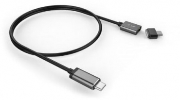 LMP Magnetic Safety Ladekabel USB-C, spacegrau, 3m