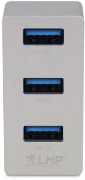 LMP USB-C Tiny Hub, 3 Port USB-A Hub für iMac 24", silber
