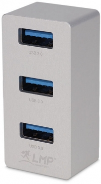 LMP USB-C Tiny Hub, 3 Port USB-A Hub für iMac 24", silber