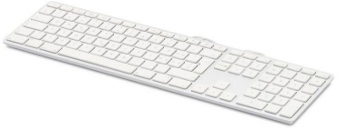 LMP kabelgebundene USB Tastatur silber, deutsch