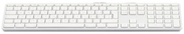 LMP kabelgebundene USB Tastatur silber, deutsch