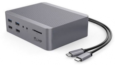 LMP USB-C Super Dock, 15-Port, space grau