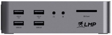 LMP USB-C Super Dock, 15-Port, space grau