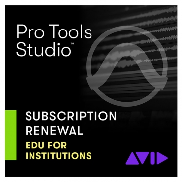 AVID Pro Tools Studio, 1-Year Subscription Renewal (Jahreslizenz-Verlängerung), EDU for Institutions (Download)