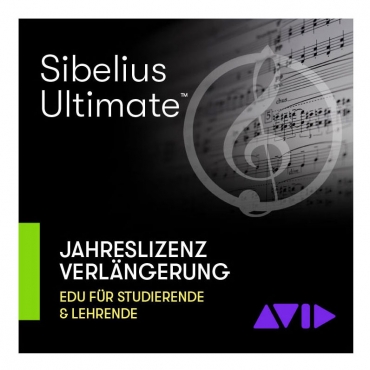 AVID Sibelius Ultimate EDU, Jahreslizenz UpgradePlan VERLÄNGERUNG (Download)