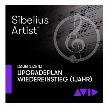 AVID Sibelius Artist UpgradePlan WIEDEREINSTIEG (1 Jahr) (Download)