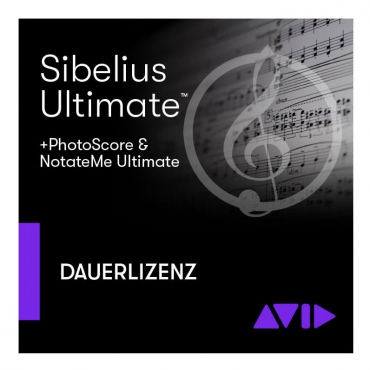 AVID Sibelius Ultimate, Dauerlizenz + PhotoScore & NotateMe Ultimate (Download)