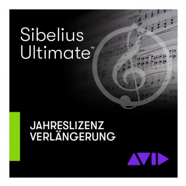 AVID Sibelius Ultimate, Jahreslizenz-Verlängerung (Download)