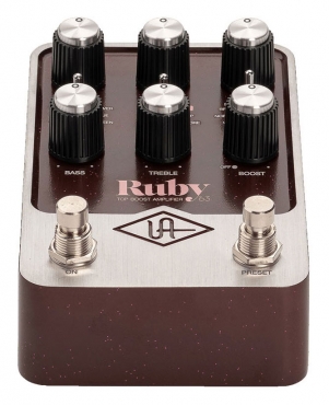 UNIVERSAL AUDIO UAFX Ruby '63 Top Boost Amplifier