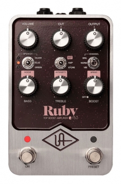 UNIVERSAL AUDIO UAFX Ruby '63 Top Boost Amplifier