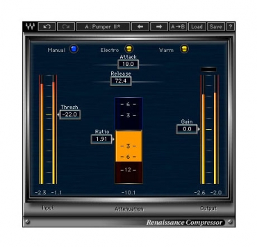 WAVES Renaissance Compressor (Download)