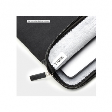 TRUNK Neopren Sleeve für MacBook Air 13" (M2/M3/M4), schwarz