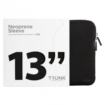 TRUNK Neopren Sleeve für MacBook Air 13" (M2/M3/M4), schwarz