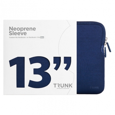 TRUNK Neopren Sleeve für MacBook Air 13" (M2/M3/M4), dunkelblau