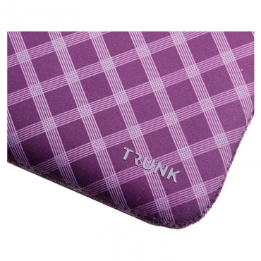 TRUNK Neopren Sleeve für MacBook Pro/Air 13" (2016-2020), medium-violett tartan
