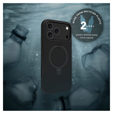 DBRAMANTE Roskilde MagSafe Kickstand ICON für iPhone 18 Pro - Midnight