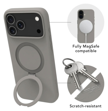 DBRAMANTE Roskilde MagSafe Kickstand ICON für iPhone 18 Pro - River Stone