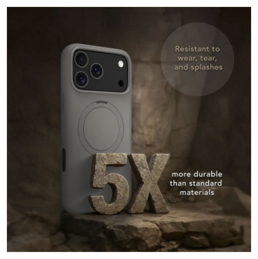 DBRAMANTE Roskilde MagSafe Kickstand ICON für iPhone 18 Pro - River Stone