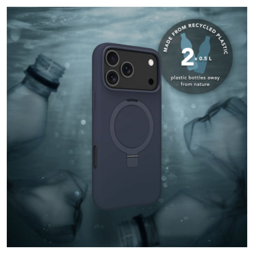 DBRAMANTE Roskilde MagSafe Kickstand ICON für iPhone 18 Pro Max - Deep Water