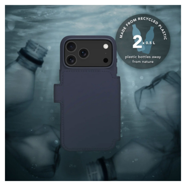 DBRAMANTE Lynge Magsafe ICON 2-in1 Folio Case für iPhone 18 Pro Max - Deep Water