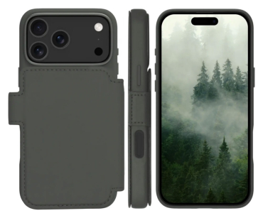 DBRAMANTE Lynge Magsafe ICON 2-in1 Folio Case für iPhone 18 Pro Max - Forest Shadow