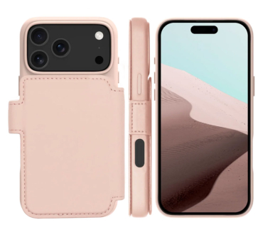 DBRAMANTE Lynge Magsafe ICON 2-in1 Folio Case für iPhone 18 Pro Max - Pink Sand