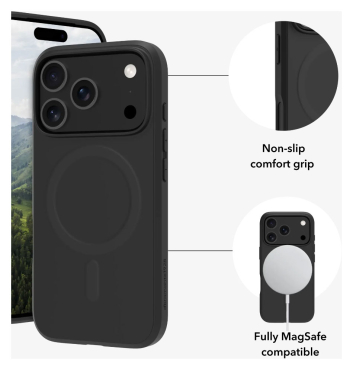 DBRAMANTE Greenland Pro MagSafe Case für iPhone 18 Pro - Night Black
