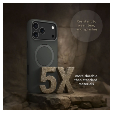 DBRAMANTE Roskilde MagSafe Kickstand ICON für iPhone 18 Pro Max - Forest Shadow