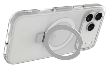 DBRAMANTE Iceland Ultra D3O MagSafe Kickstand für iPhone 18 Pro - Clear