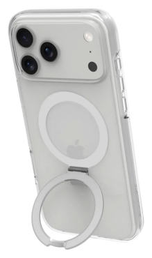 DBRAMANTE Iceland Ultra D3O MagSafe Kickstand für iPhone 18 Pro Max - Clear