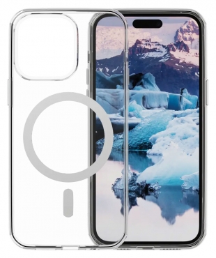 DBRAMANTE Iceland Pro Case mit MagSafe für iPhone 15 Pro, transparent