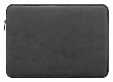 WOODCESSORIES Eco Sleeve für MacBook 13/14", schwarz