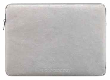 WOODCESSORIES Eco Sleeve für MacBook 13/14", grau