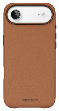 VONMÄHLEN Kunstleder-Folio für iPhone Air, MagSafe, braun
