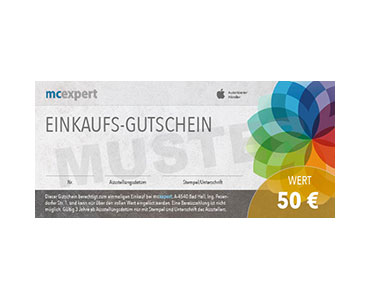 Gutschein 50 Euro (Versand per Post)