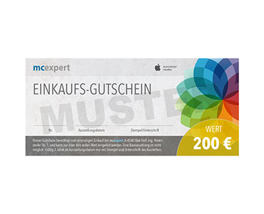 Gutschein 200 Euro (Versand per Post)