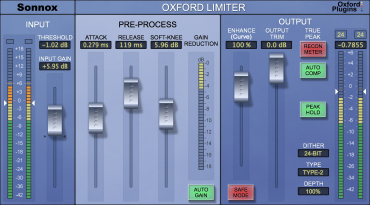 SONNOX Oxford Limiter (HD-HDX) (Download)