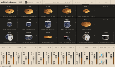 XLN AUDIO Addictive Drums 2: Studio Rock ADpak (Download)