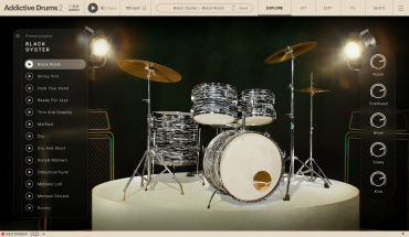 XLN AUDIO Addictive Drums 2: Black Oyster ADpak (Download)