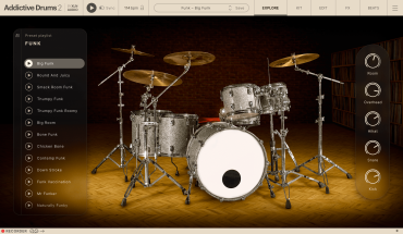 XLN AUDIO Addictive Drums 2: Funk ADpak (Download)