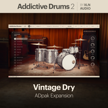XLN AUDIO Addictive Drums 2: Vintage Dry ADpak (Download)